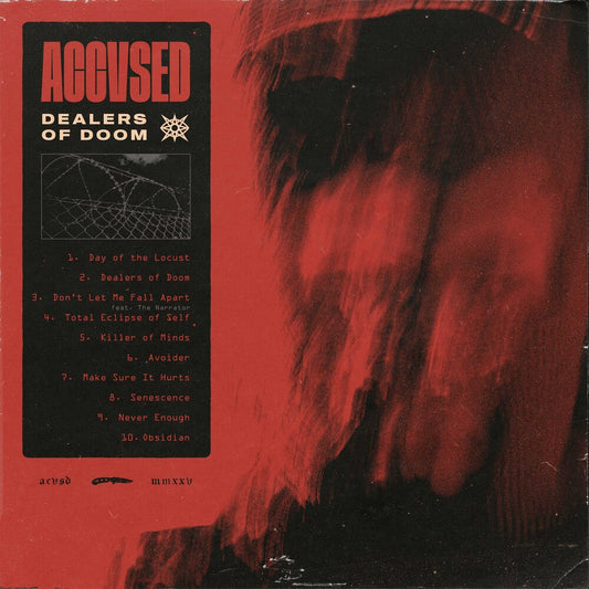 Accvsed - Dealers Of Doom (Blk) [Colored Vinyl] [Limited Edition] (Red) Vinyl Record