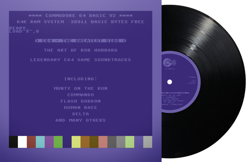 Rob Hubbard  (Fra) - C64 Greatest Sids: The Art Of Rob Hubbard (Fra) [LP] Vinyl Record