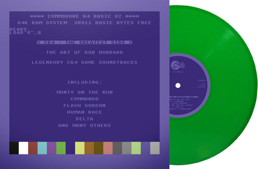 Hubbard, Rob - C64 Greatest Sids: The Art Of Rob Hubbard - Limited To 100 Handnumbered Edition (Light Green Vinyl) [LP] Vinyl Record
