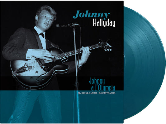 Johnny Hallyday - Johnny A L'olympia - Aquamarine Vinyl (Aqu) [Colored Vinyl] Vinyl Record