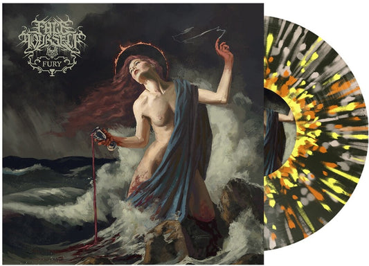 Face Yourself - Fury [Black Ice w/ Orange + Yellow + Bone Splatter Colored Vinyl] Vinyl Record