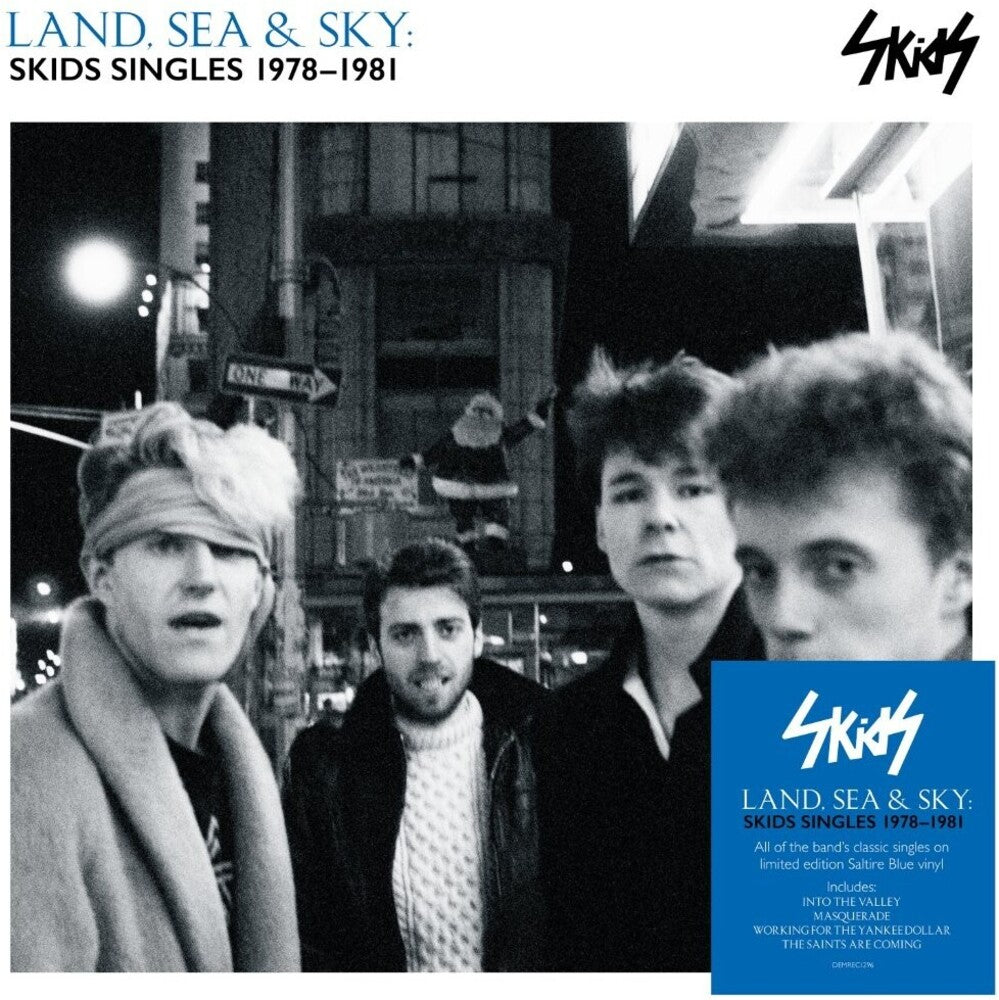 Skids - Land Sea & Sky: Skids Singles 1978-1981 (Blue) [LP] Vinyl Record