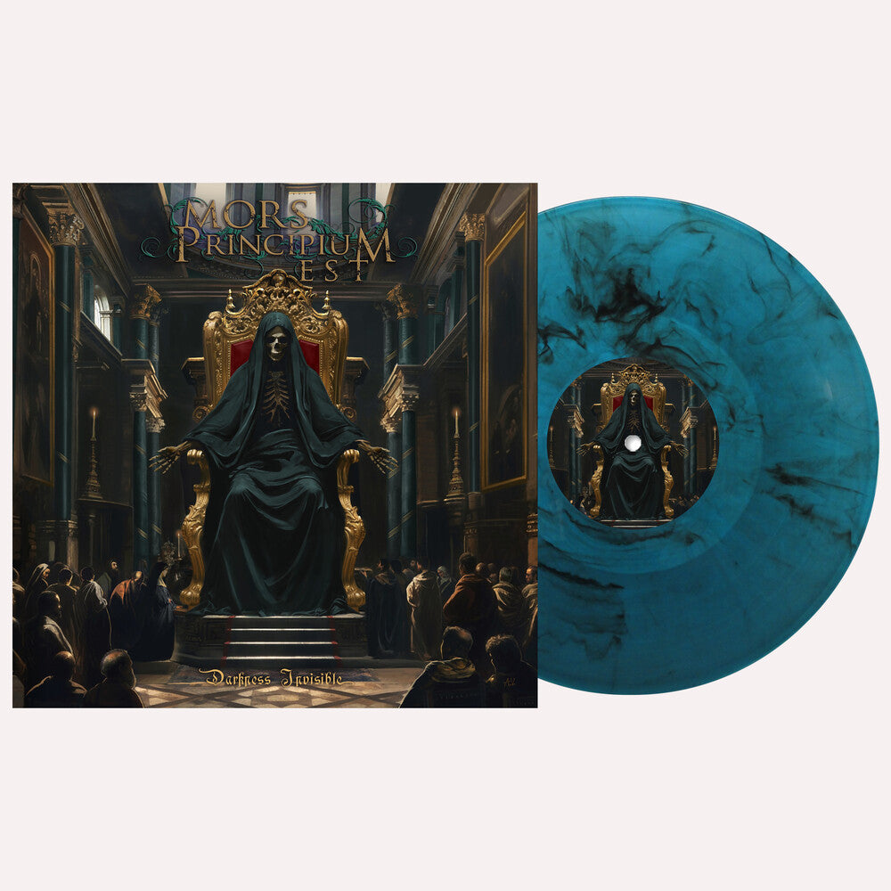 Mors Principium Est - Darkness Invisible [LP Venator Turquoise Black Marble] Vinyl Record