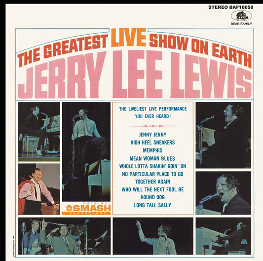 Jerry Lewis  Lee - Greatest Live Show On Earth [LP] Vinyl Record