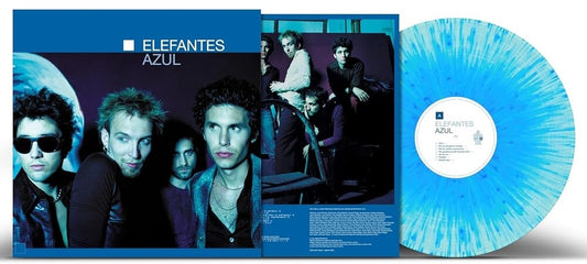 Elefantes - Azul 25 Aniversario - Blue Splatter Vinyl [LP] Vinyl Record