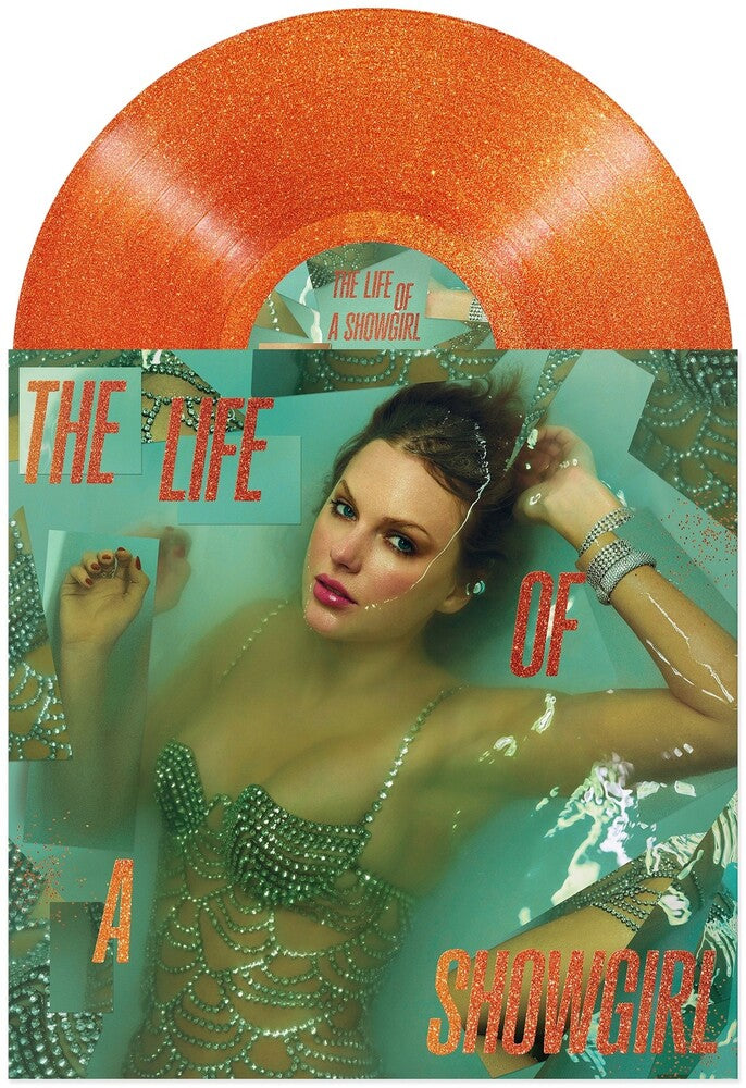 Taylor Swift - The Life of a Showgirl [Sweat and Vanilla Perfume Portofino Orange Glitter Vinyl] Vinyl Record