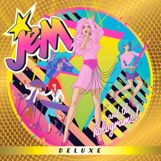Jem And The Holograms - Jem And The Holograms (Deluxe) [Lemonade Glitter LP] Vinyl Record