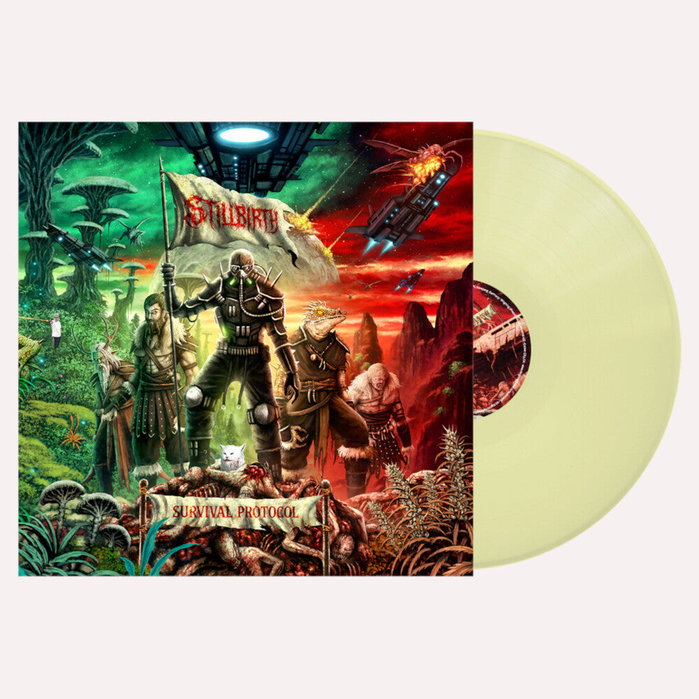 Stillbirth - Survival Protocol [Transparent Lime Green LP] Vinyl Record