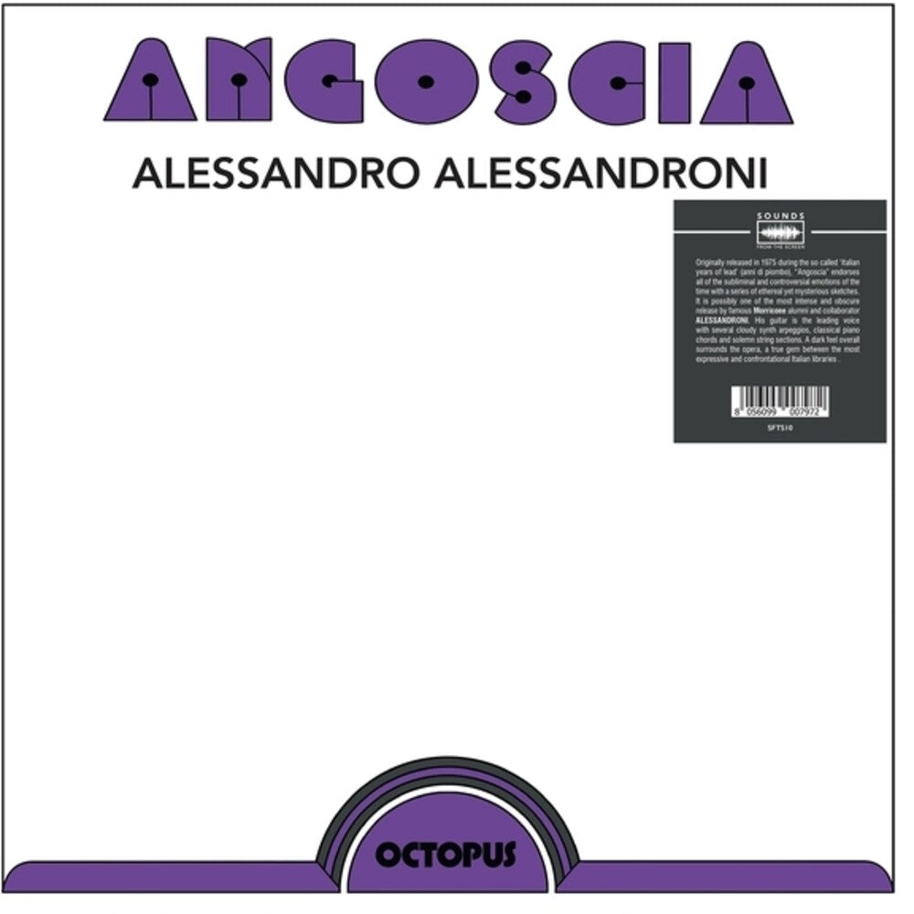 Alessandro Alessandroni - Angoscia [LP] Vinyl Record