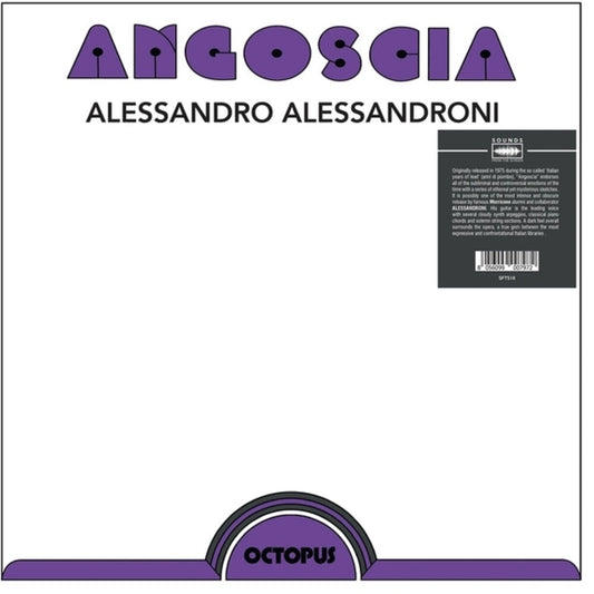 Alessandro Alessandroni - Angoscia [LP] Vinyl Record