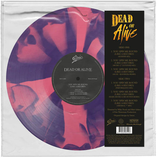 Dead Or Alive - You Spin Me Round (Like A Record) [Colored Vinyl] [Limited Edition] Vinyl Record
