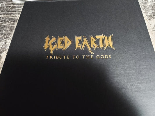 Iced Earth - Tribute To The Gods [Colored Vinyl] [Deluxe] (Emb) (Gol) [Limited Edition] Vinyl Record