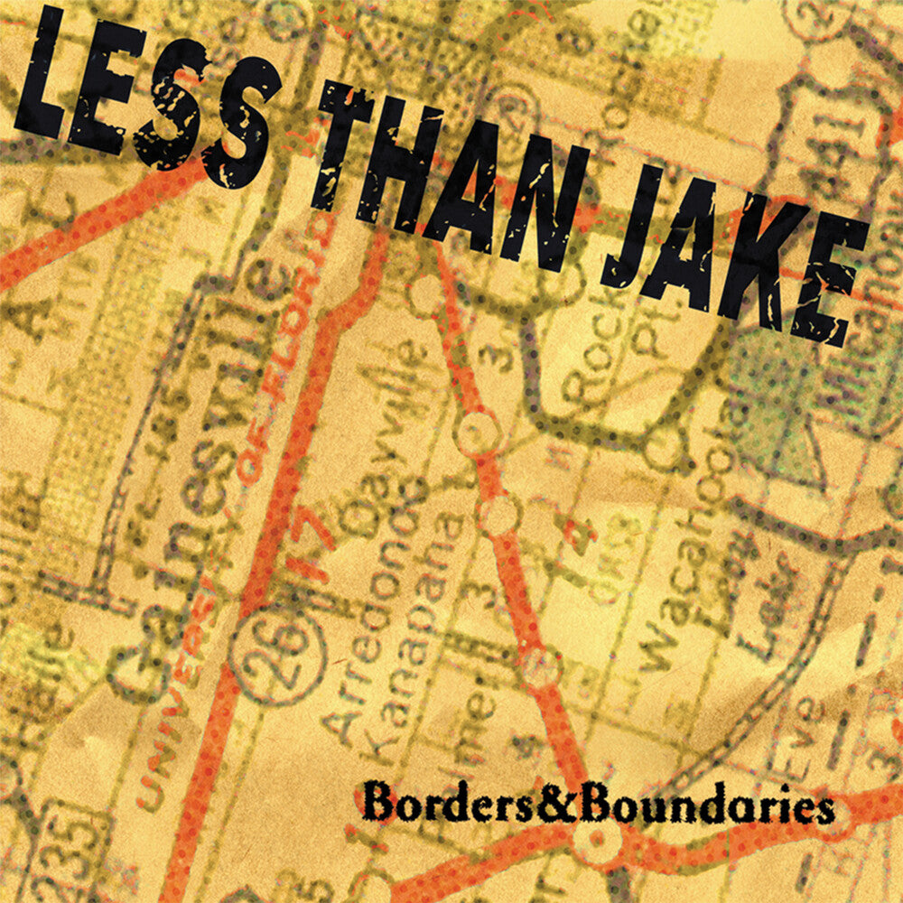 Less Than Jake - Borders & Boundaries - 25th Anniversary [Yellow] Vinyl Record