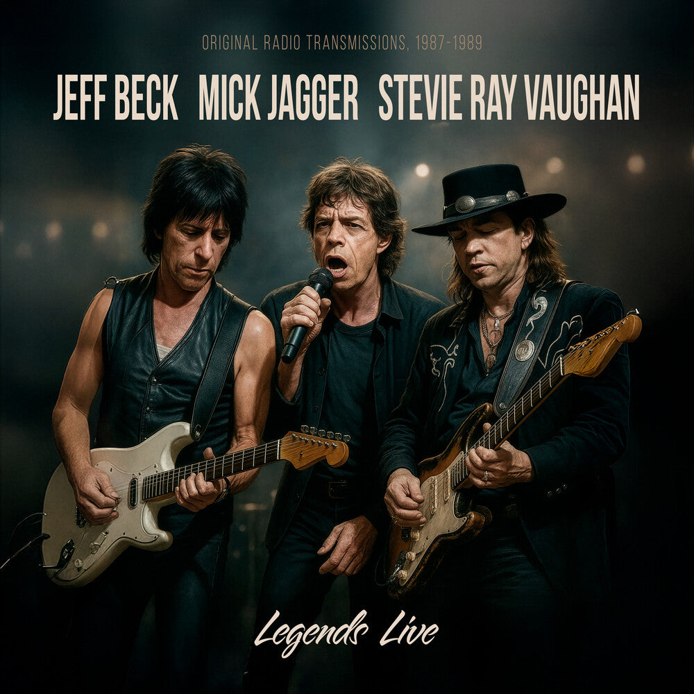 Pre-Order: Jeff Beck  / Jagger,Mick / Vaughan,Stevie Ray - Legends Live [Clear Vinyl]