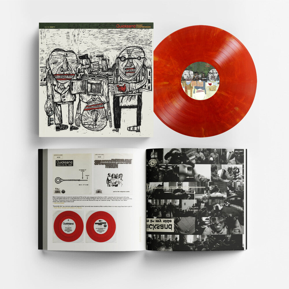 Pre-Order: Quicksand - Manic Compression [Eruption Marble Vinyl Deluxe Book]