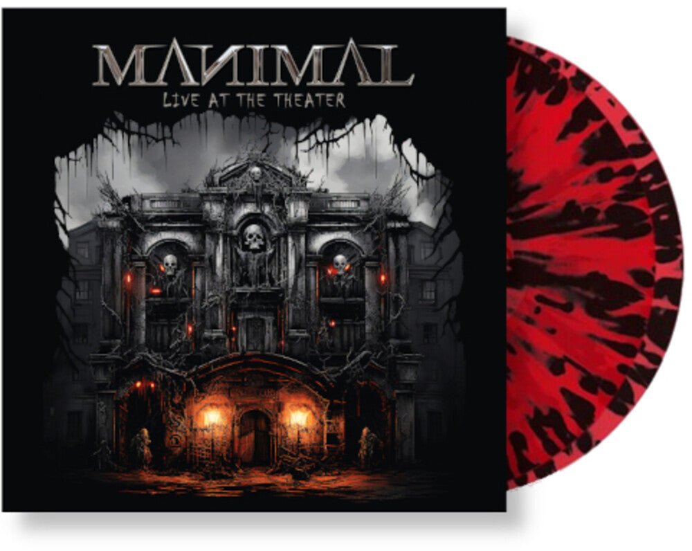 Manimal - Live At The Theater - Red/black [LP] Vinyl Record