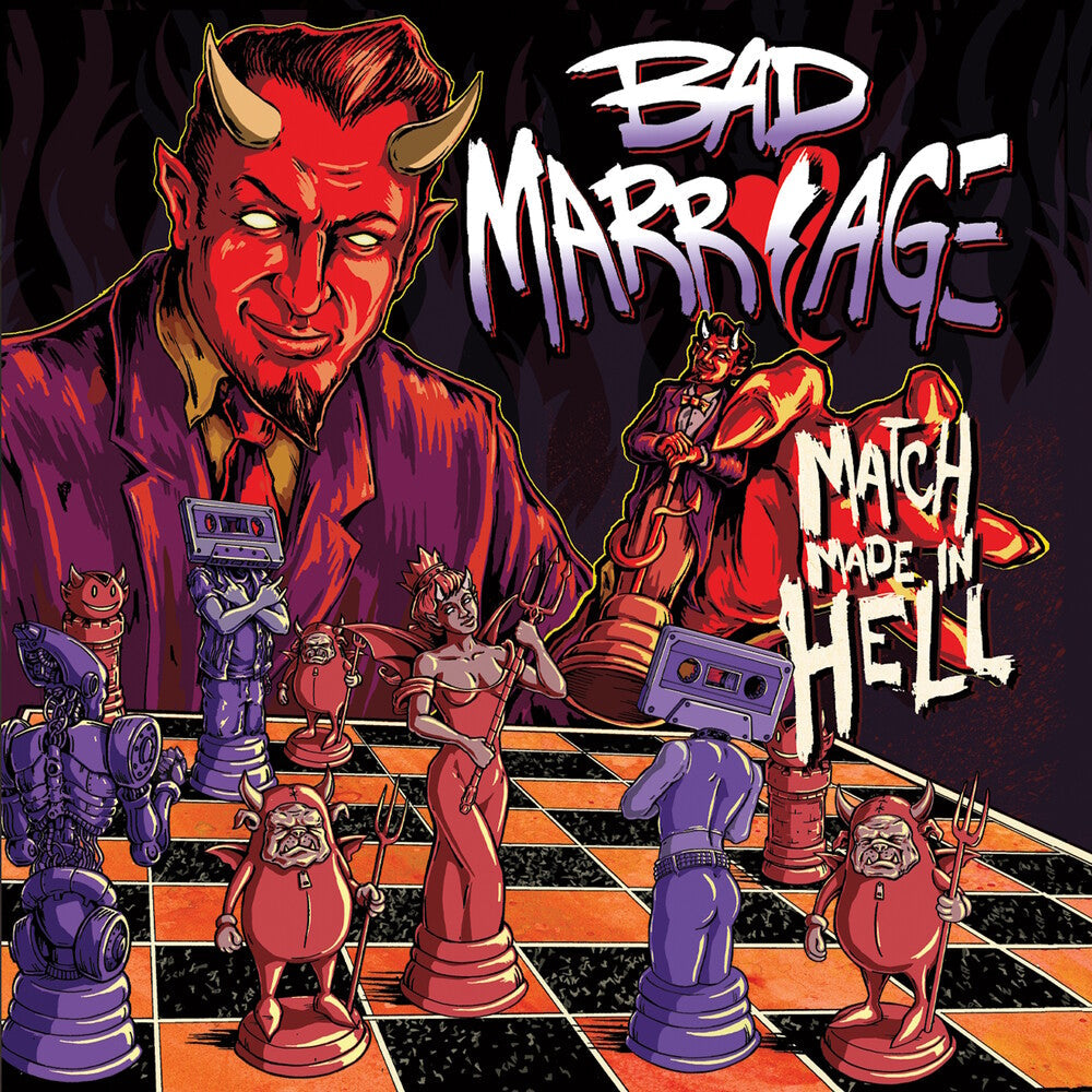 Pre-Order: Bad Marriage - Match Made In Hell - Blood Moon [Colored Vinyl] (Gate)