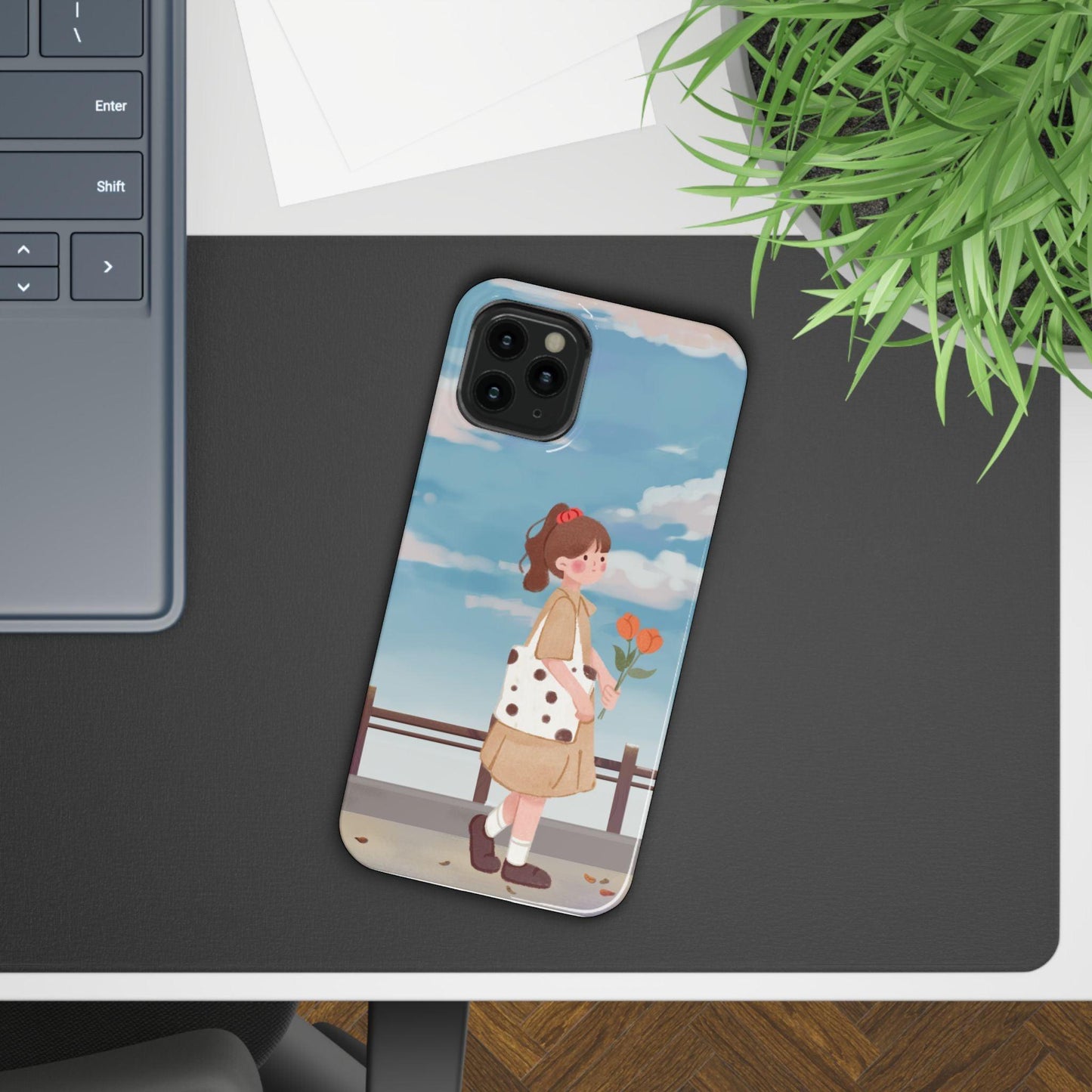 Joyful Stroll Mobile Cover – Embrace Happiness Everywhere You Go!