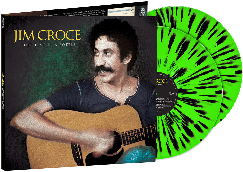 Pre-Order: Jim Croce - Lost Time In A Bottle [Lime Green/Black Splatter]