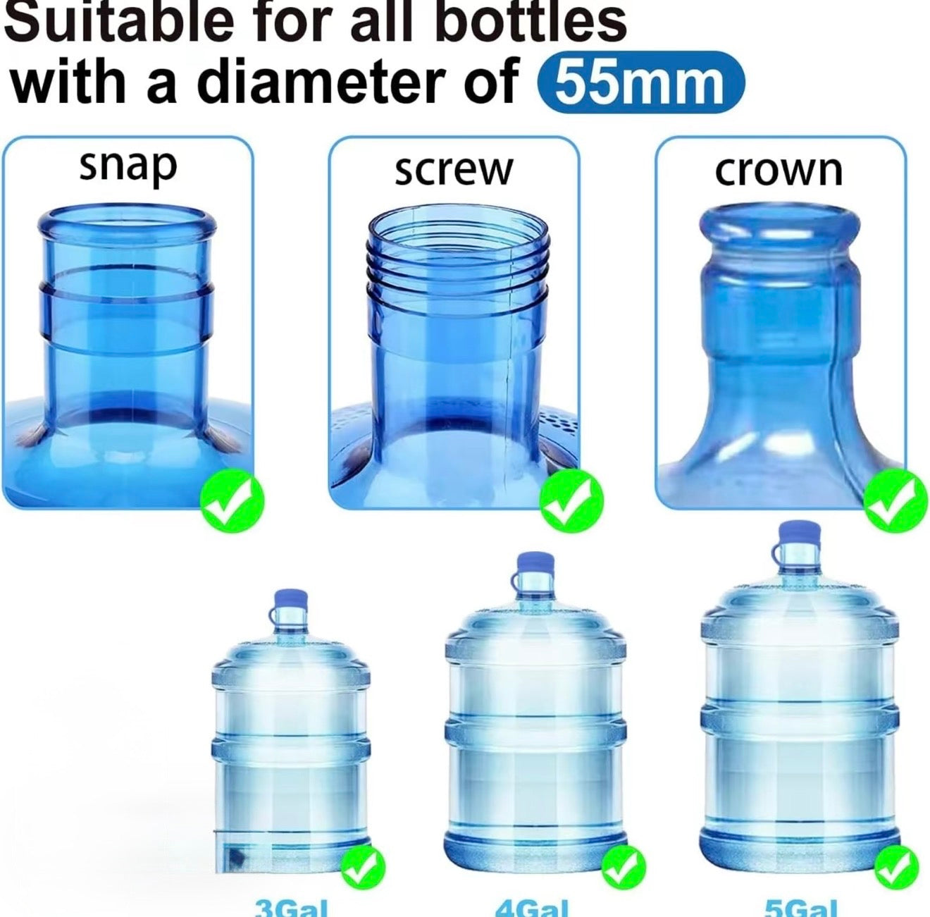 AquaSeal Jug Caps