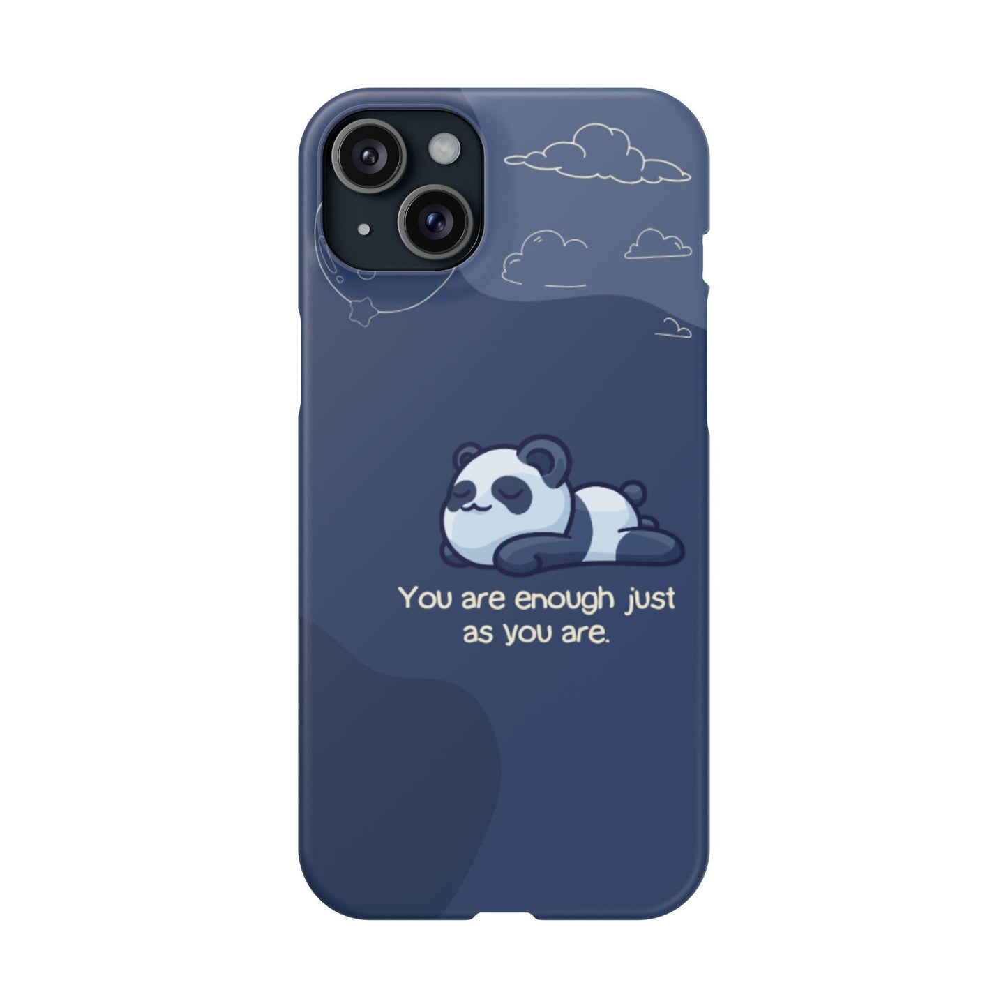 Panda Dreams Phone Case – Cozy Vibes & Inspiring Words