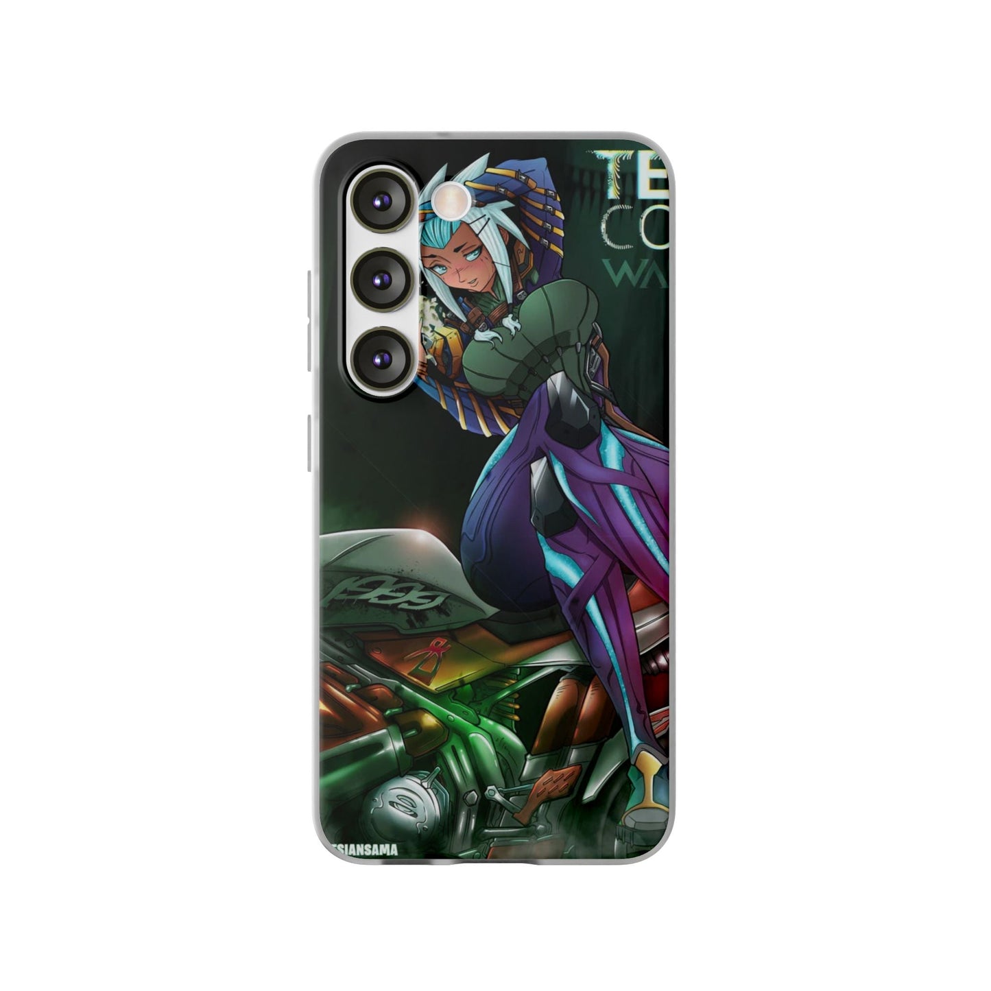 Anime-Inspired Phone Case - Flexi Cases, Custom Phone Cover, Gift for Her, Birthday Present, Unique Cell Phone Accessories