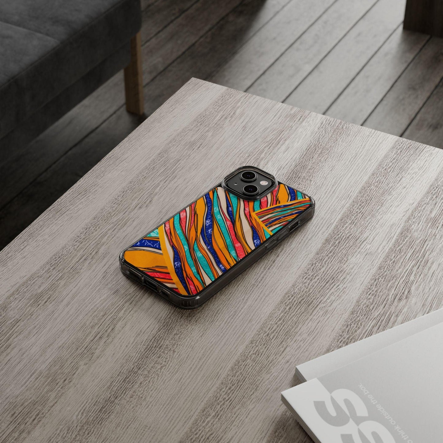 Clear Cases Stripes of  Powerful Colors