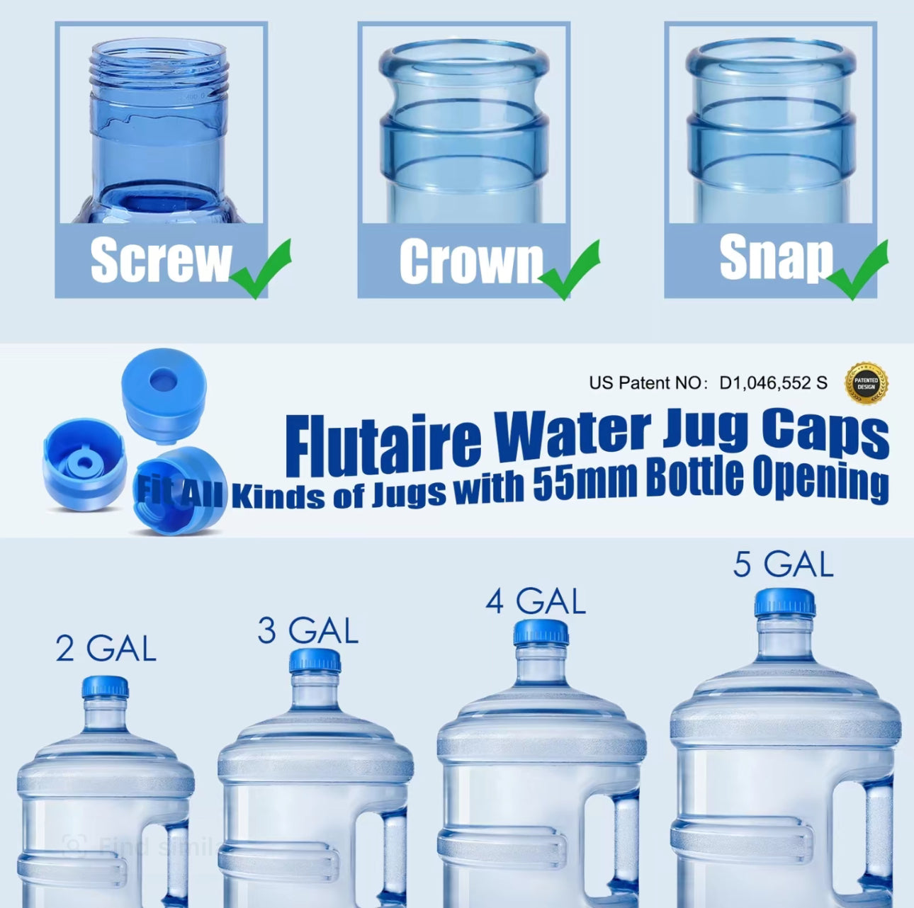 SipSeal Gallon Cap