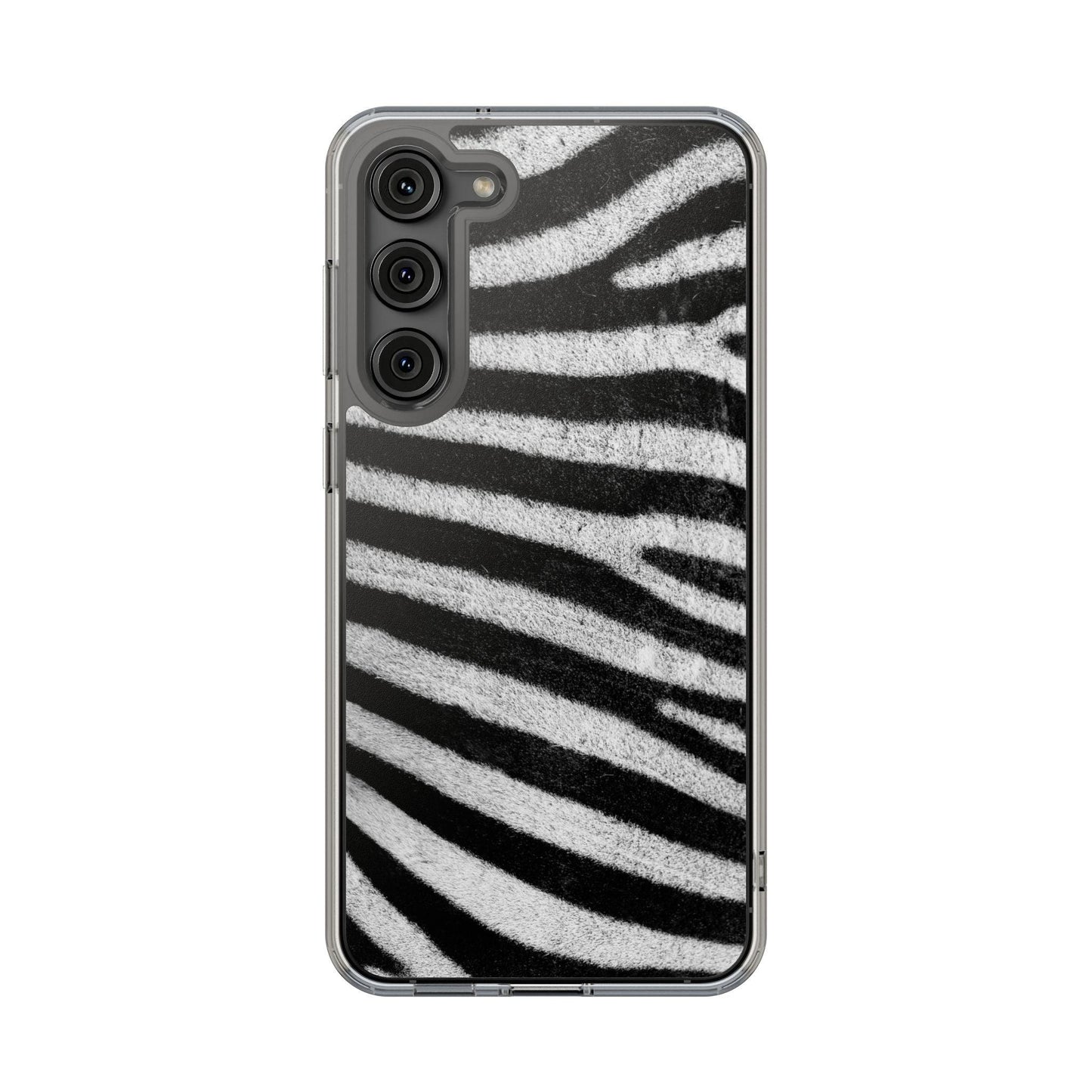 Clear Cases Black and White Zebra Stripes