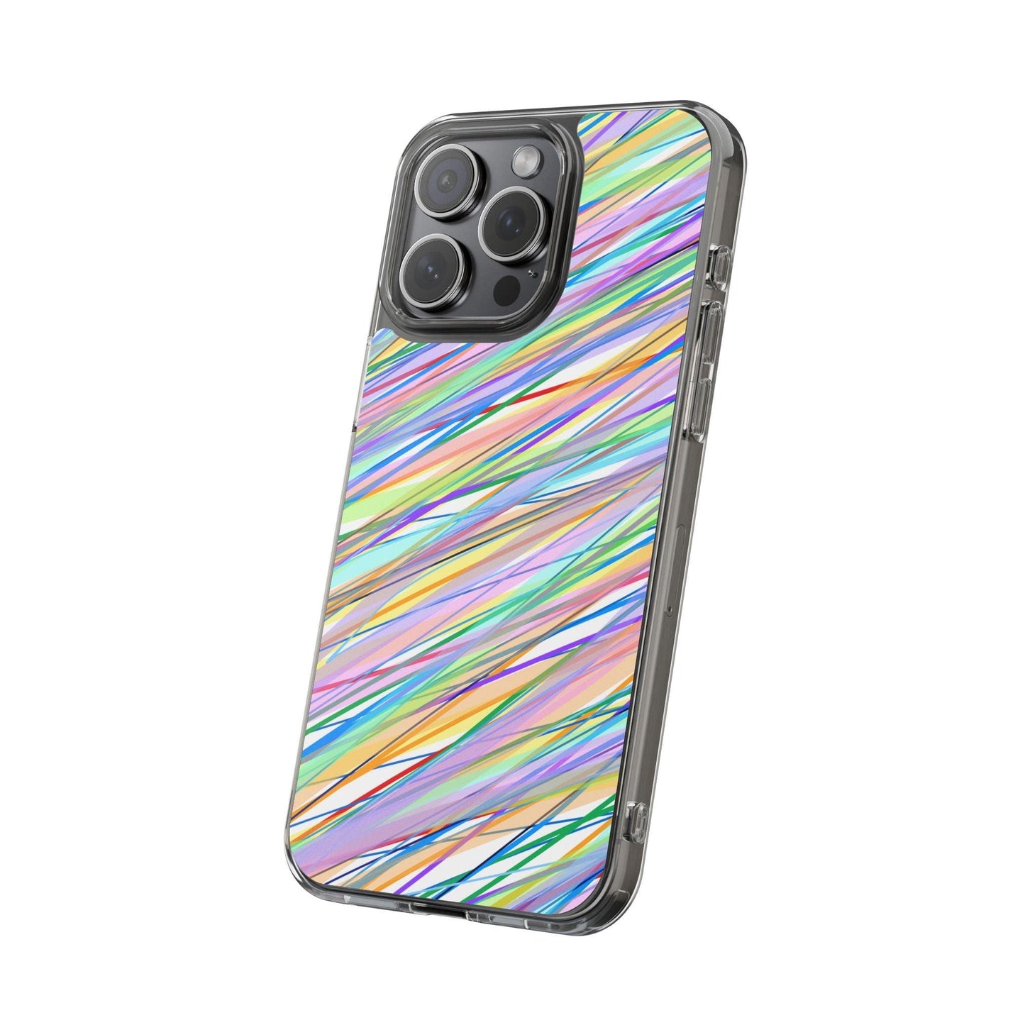 Threads Of Colors Clear Case