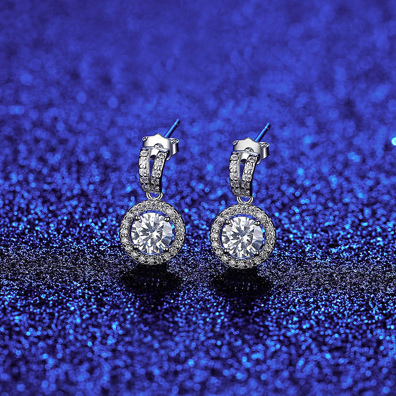 PAG & MAG Moissanite S925 Silver Stud Earrings