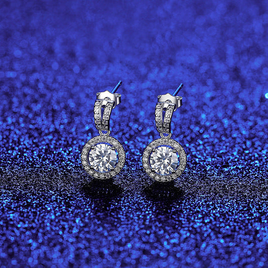 PAG & MAG Moissanite S925 Silver Stud Earrings