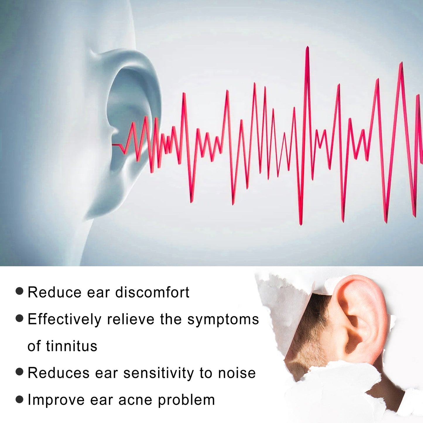 Ear Care Serum, Ear Massage To Relieve Earache Tinnitus Ear Tinnitus Ear Discomfort Detailer