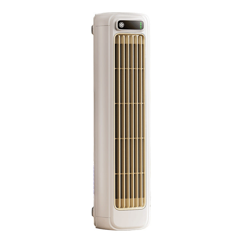 Wall-mounted AC fan: quiet, rechargeable, portable, cooling. For home, kitchen, bathroom – no drilling.