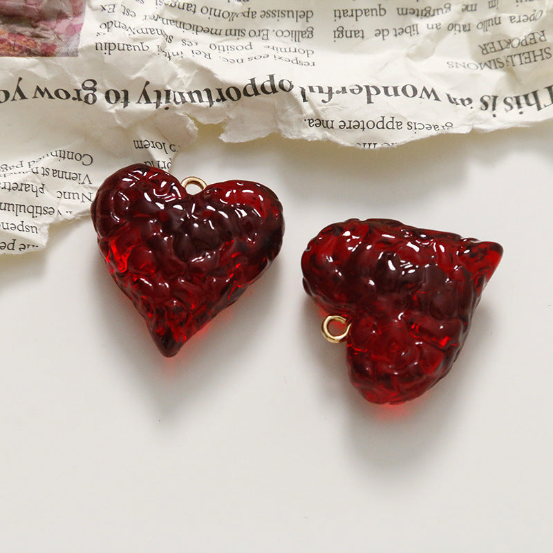 Resin Ice Texture Earrings DIY Accessories