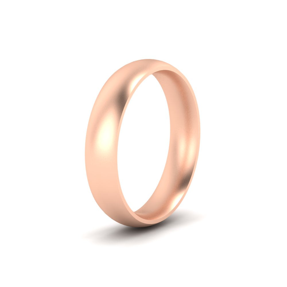 Minimalist 4mm Mens Wedding Band