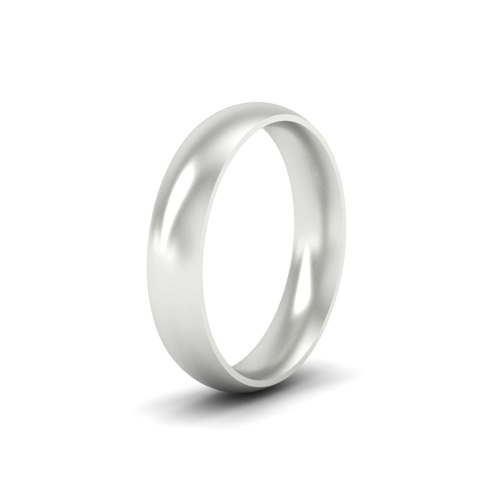 Minimalist 4mm Mens Wedding Band