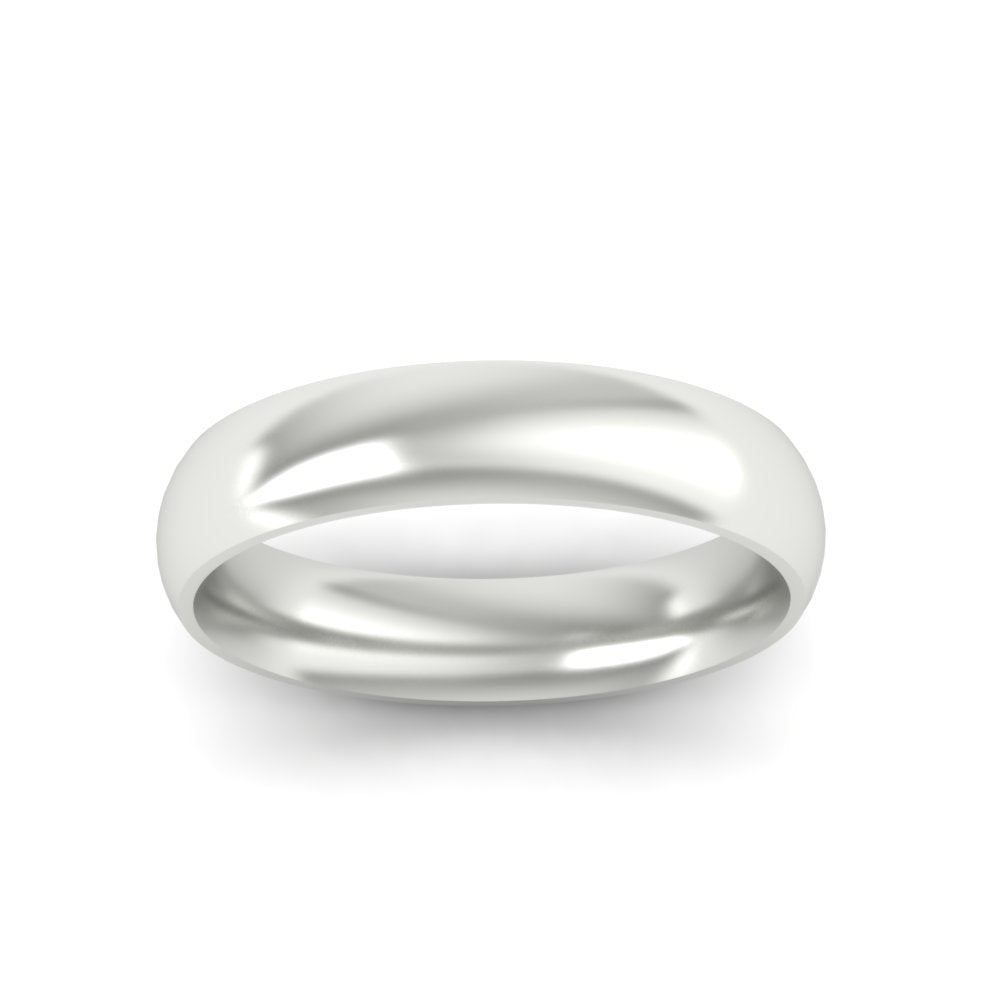 Minimalist 4mm Mens Wedding Band