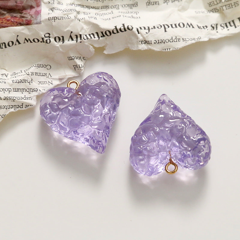 Resin Ice Texture Earrings DIY Accessories