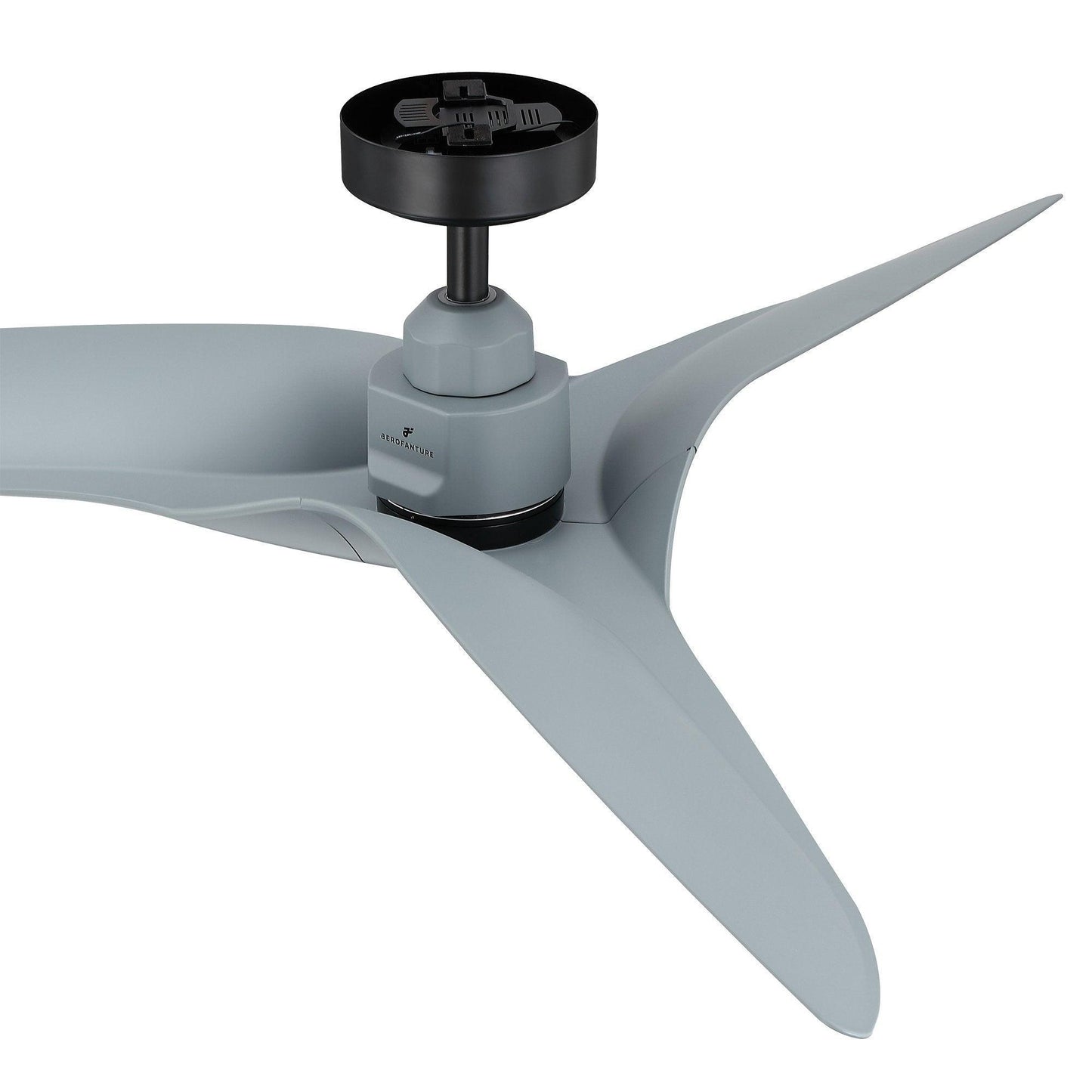 52" Punjab Industrial DC Motor Downrod Mount Reversible Ceiling Fan with Remote Control