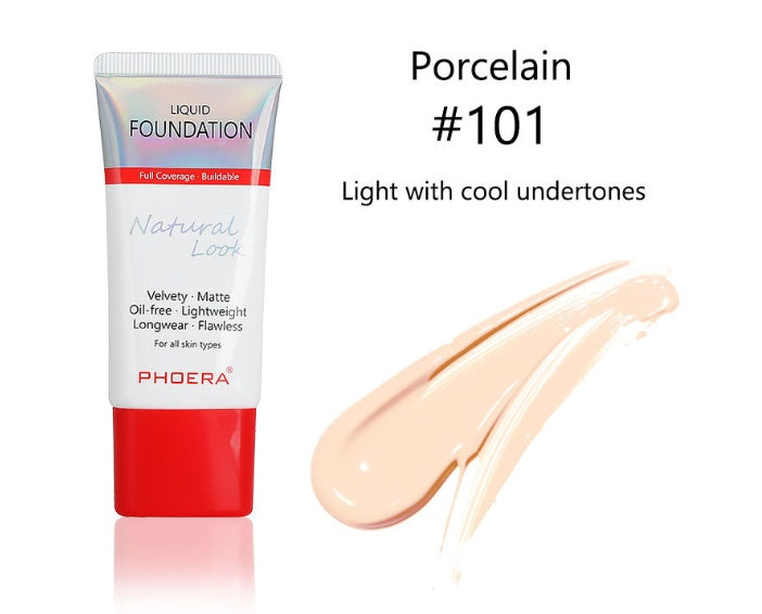 Matte Silky Tube Liquid Foundation