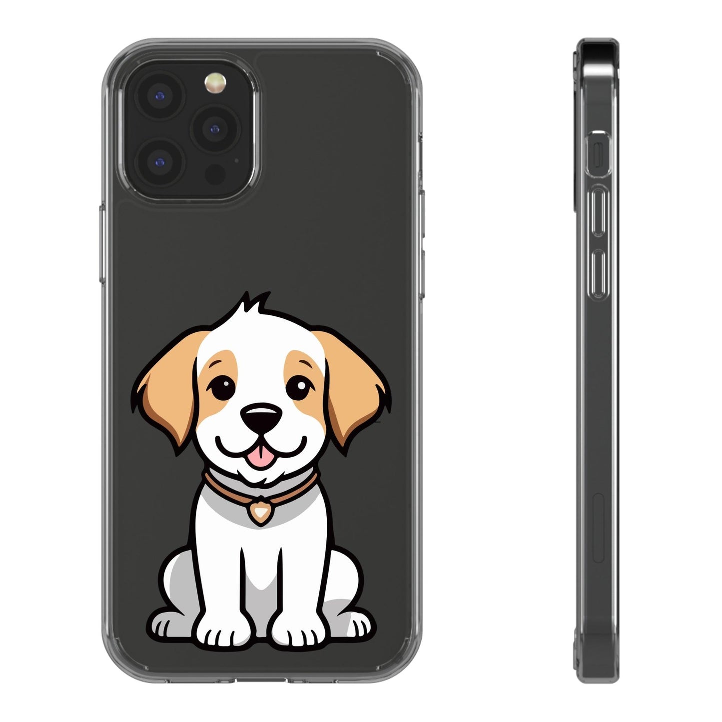 Clear Cases With Dog Printed