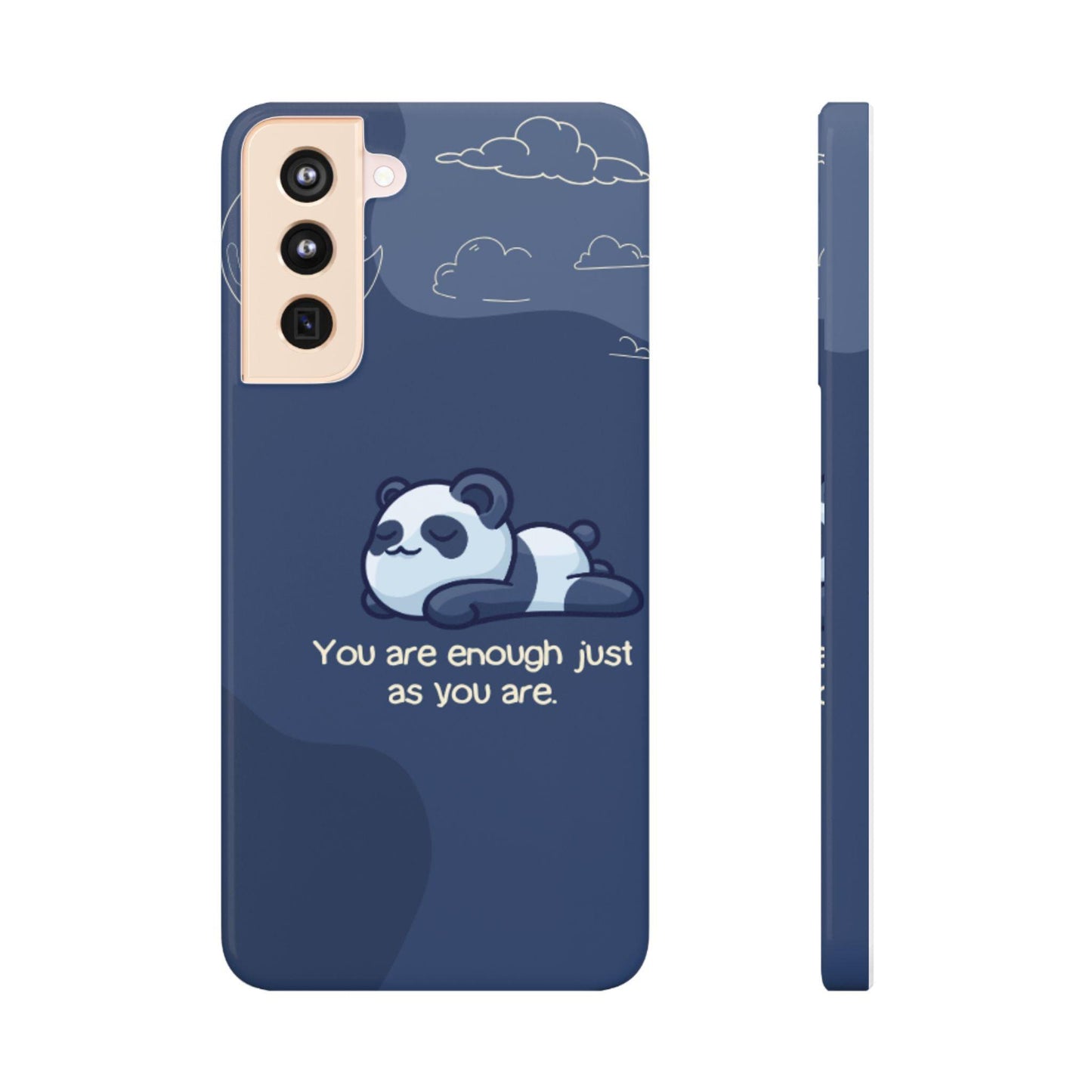 Panda Dreams Phone Case – Cozy Vibes & Inspiring Words