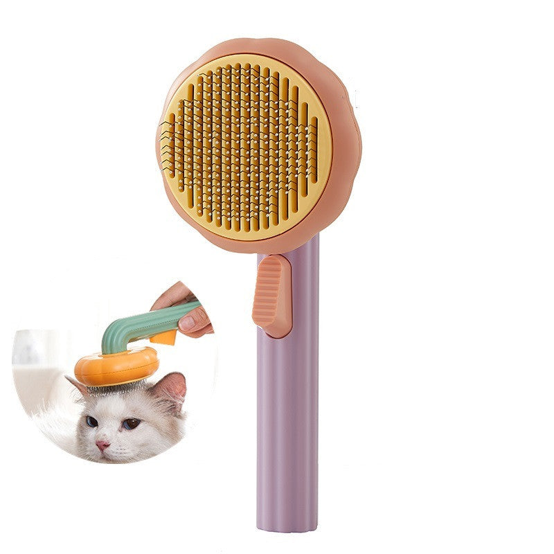 Pet Cat Self-Cleaning Steel Wire Brush