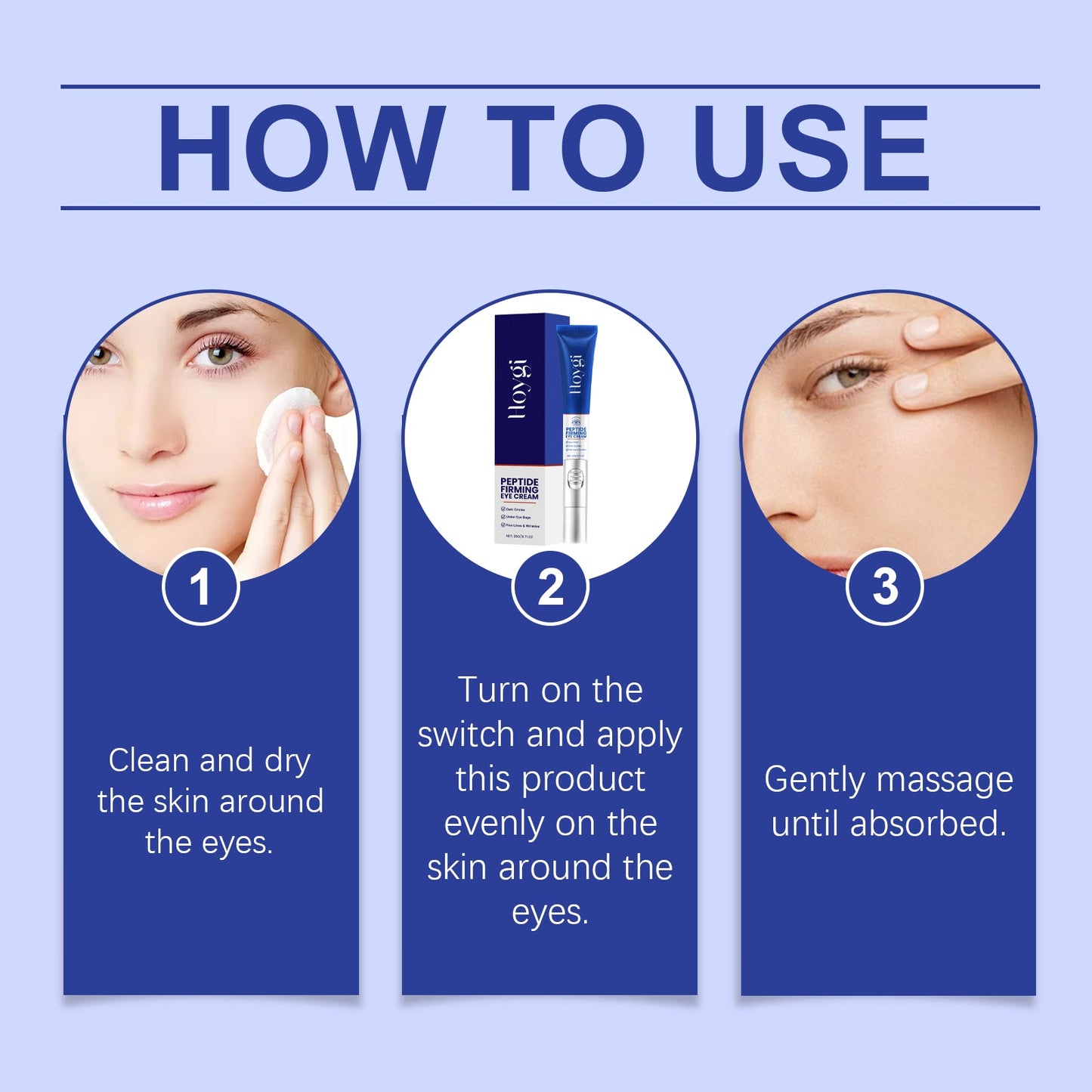 Electric Firming Eye Cream Lift Massage Firming Care Eye Skin Moisturizing And Nourishing Eye Cream