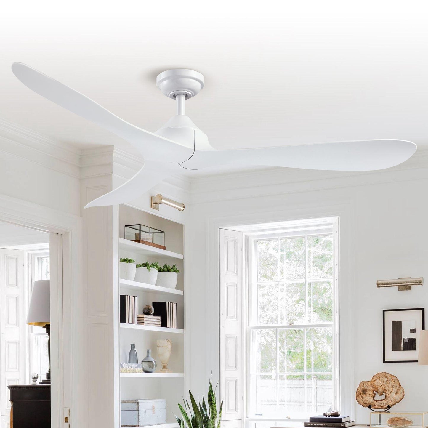 56" Eon Modern Reversible Ceiling Fan With Remote Control