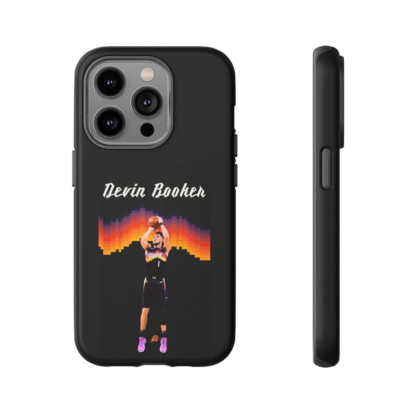 Devin Booker Precision Blaze Series – Dual-Layer ShockGuard Protection | Fits iPhone 8–16 Pro Max & Samsung Galaxy S10–S25 Ultra