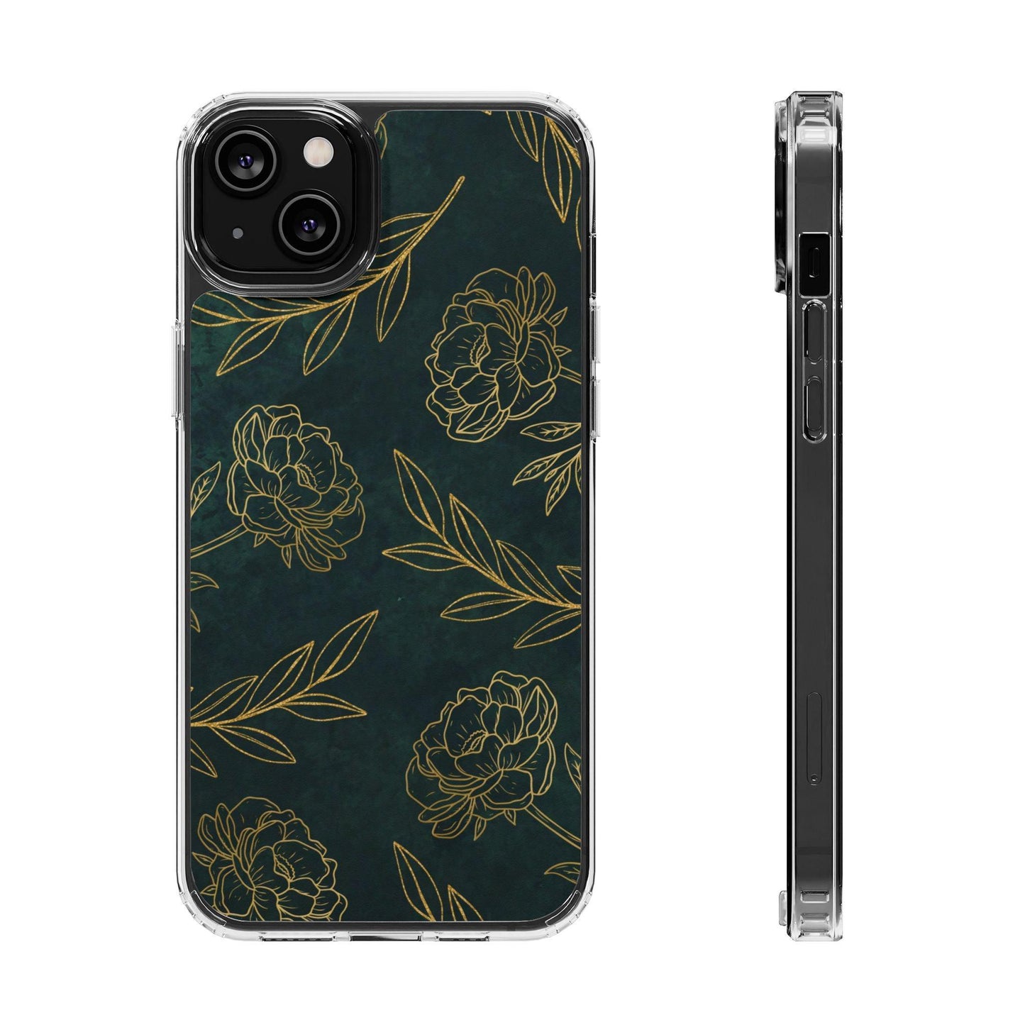 Floral Pattern Clear Cases
