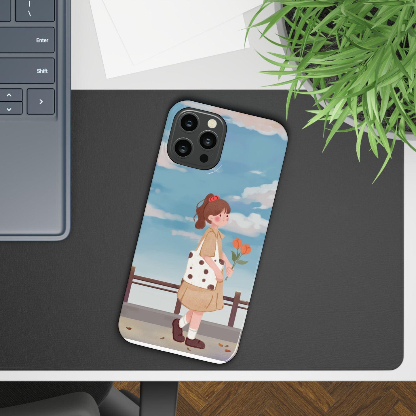 Joyful Stroll Mobile Cover – Embrace Happiness Everywhere You Go!