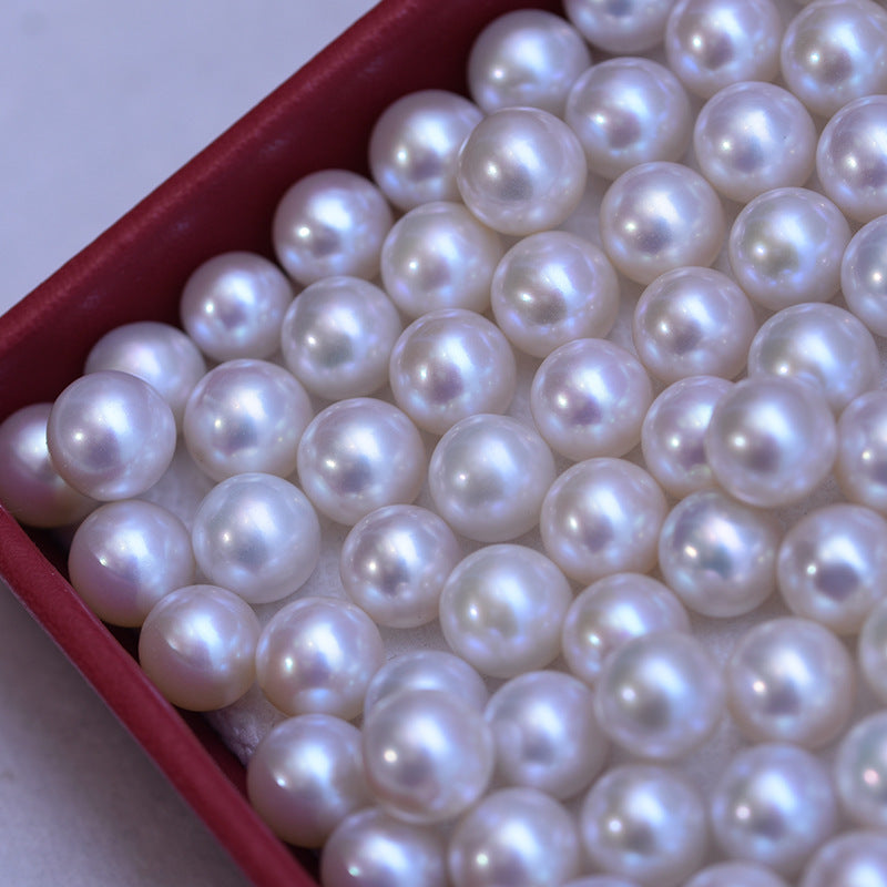 Flawless White Pearl Stud Earrings